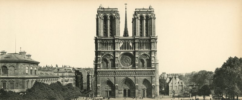 Pariisi, Notre Dame, Notre Damen kirkko tekijältä French Photographer