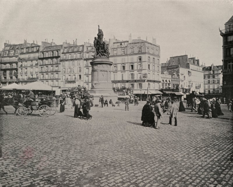Pariisi: Place de Clichy (m/w kuva) tekijältä French Photographer