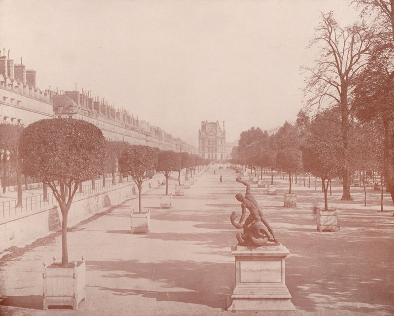 Pariisi: Orangerie, Tuileries Garden (valkoinen kuva) tekijältä French Photographer