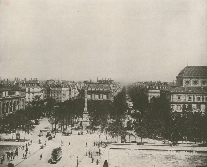 Pariisi: Place du Chatelet (m/w kuva) tekijältä French Photographer