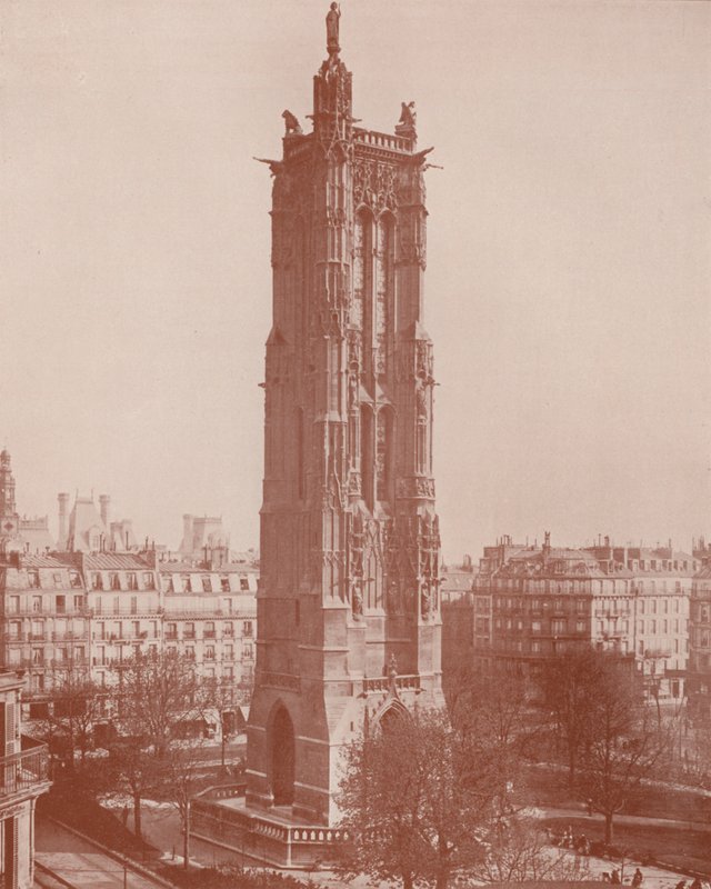 Pariisi: Tour Saint Jacques, St James (m/w kuva) tekijältä French Photographer