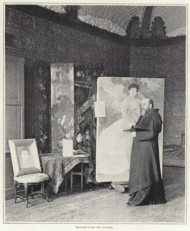 Paul-Albert Besnard työpajassaan tekijältä French Photographer