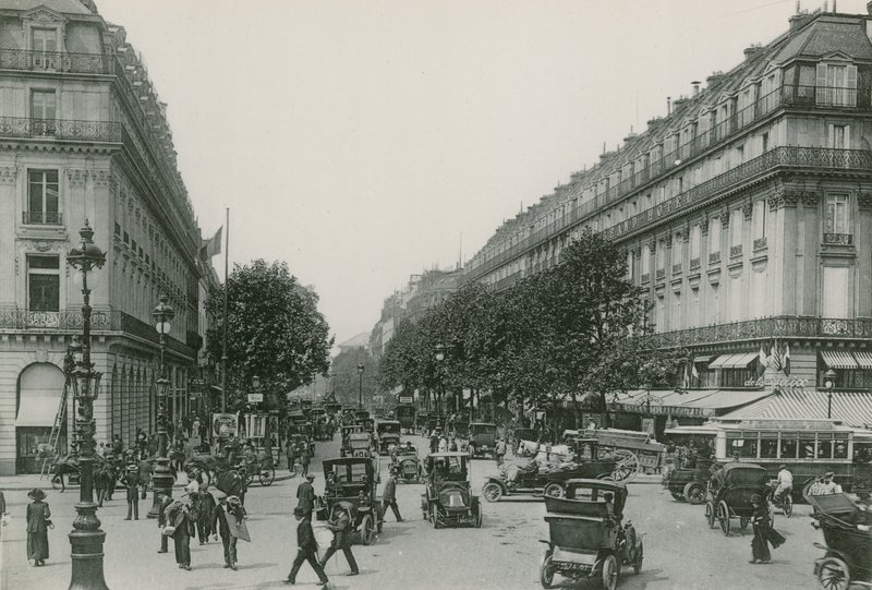 Perspektiivi Boulevard des Capucinesista, Boulevard of the Capucines (valokuvakaiverrus) tekijältä French Photographer