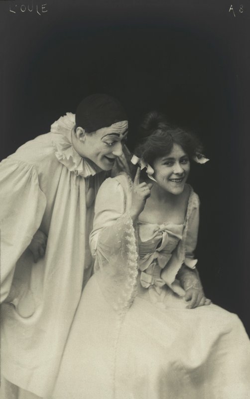 Pierrot (s/w valokuva) tekijältä French Photographer