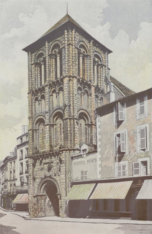 Poitiers, Saint-Porchairen kirkko, kellotorni tekijältä French Photographer