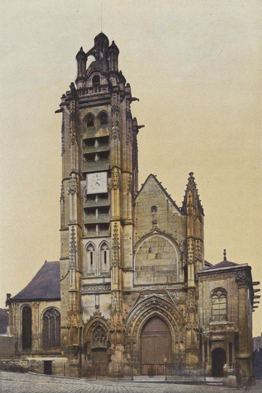 Pontoise, Saint-Macloun kirkko, julkisivu tekijältä French Photographer