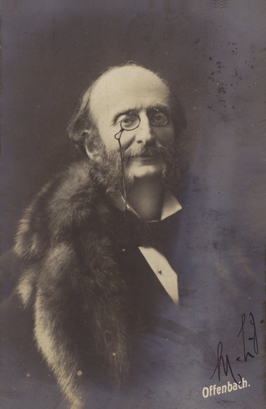 Jacques Offenbachin muotokuva tekijältä French Photographer