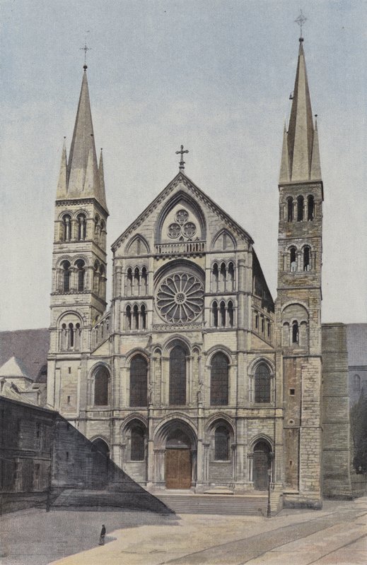 Reims, Saint-Remin kirkko, julkisivu O tekijältä French Photographer