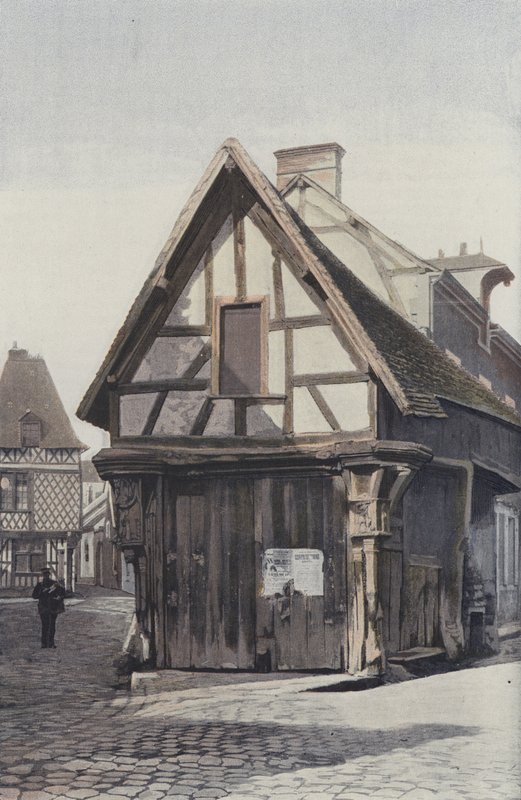 Romorantin, talo nimeltä Porte St-Lambia tekijältä French Photographer