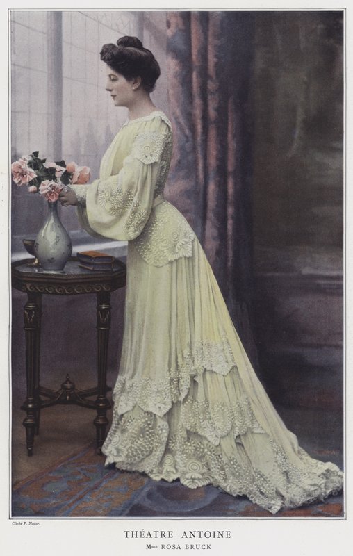 Rosa Bruck, ranskalainen näyttelijä (värikuva) tekijältä French Photographer