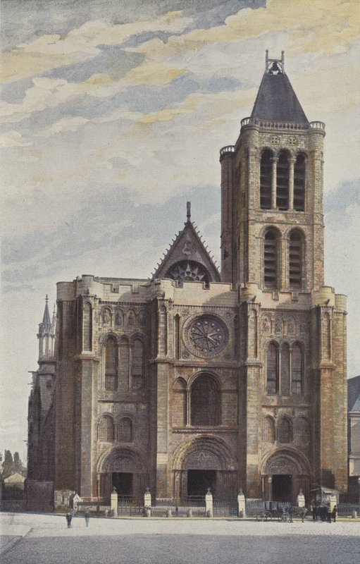Saint-Denis, luostarin kirkon julkisivu tekijältä French Photographer