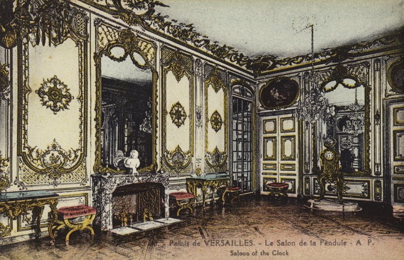 Salon de la Pendulum, Versaillesin palatsi (värikuva) tekijältä French Photographer