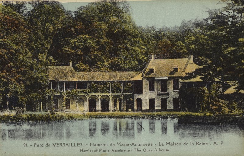 Kuningattaren talo, Hamlet of Marie Antoinette, Versailles (värikuva) tekijältä French Photographer
