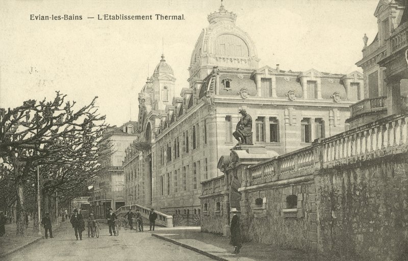 Thermal Baths, Evians Les Bains (m/w kuva) tekijältä French Photographer