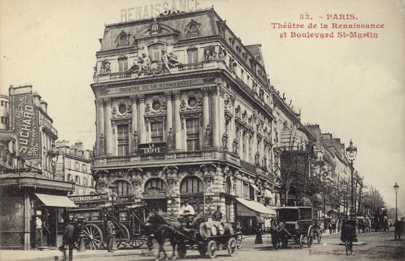 Theatre de la Renaissance ja Boulevard St Martin, Pariisi tekijältä French Photographer