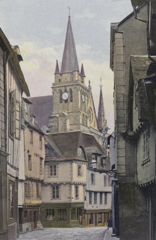 Vannes, katedraali ja rue de l