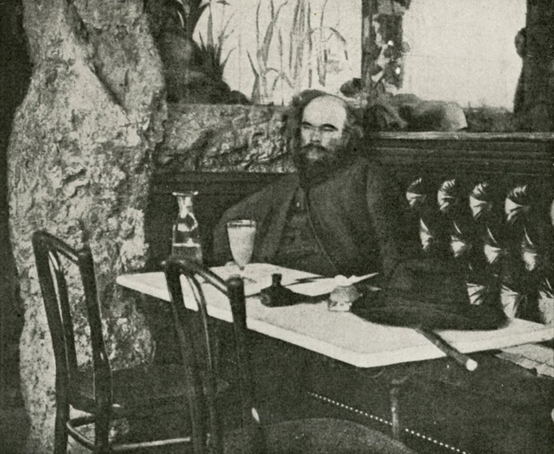 Verlaine, absintin runoilija (m/w kuva) tekijältä French Photographer