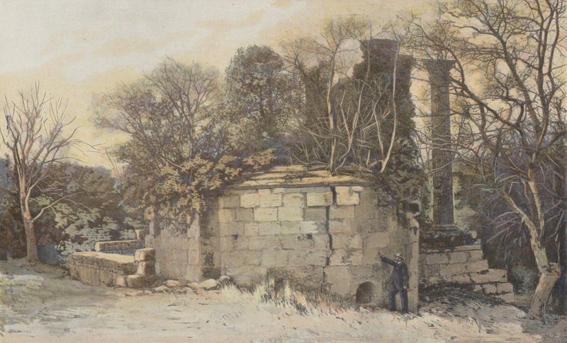 Vernegues, Saint-Cesairen kappelin rauniot ja Maison-Bassen temppeli tekijältä French Photographer
