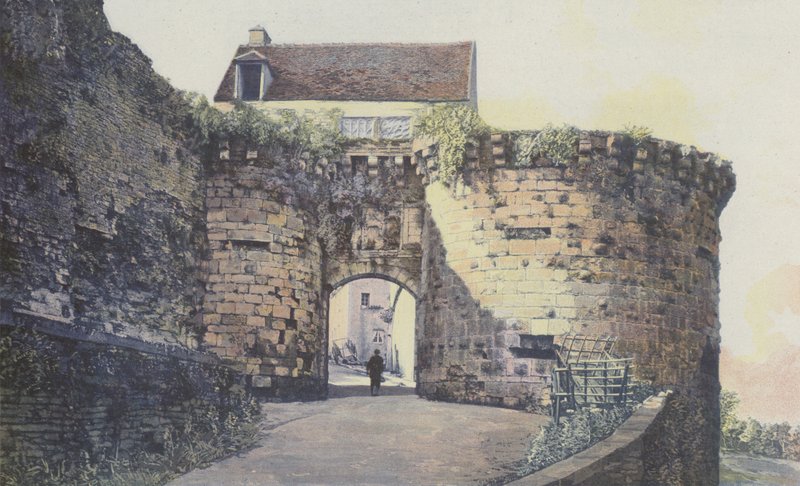 Vezelay, Porte Neuve, rannikko kaupungin ulkopuolella tekijältä French Photographer