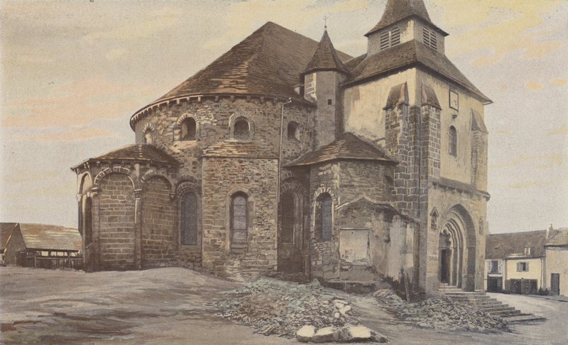 Vigeois, kirkko, Apse ja poikkisuota tekijältä French Photographer