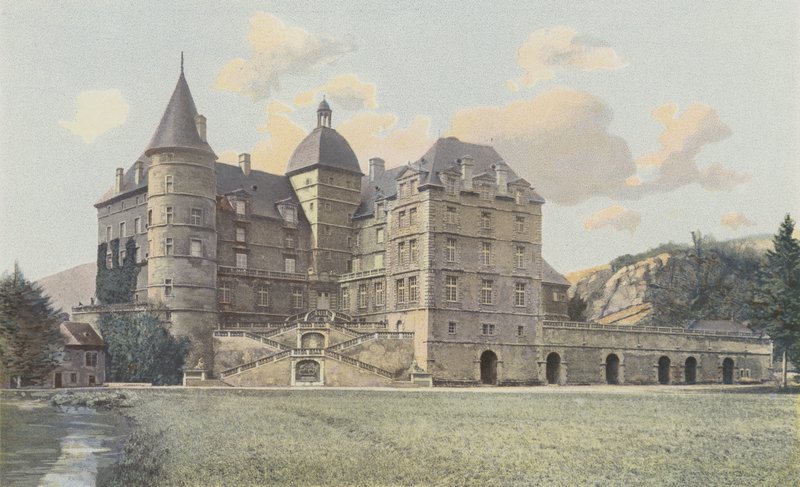 Vizille, Chateau de Lesdiguieres, Näkymä puistoon tekijältä French Photographer