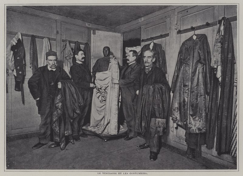 Pariisin Comedie-Francaisen vaatekaappiosasto (m/v kuva) tekijältä French Photographer