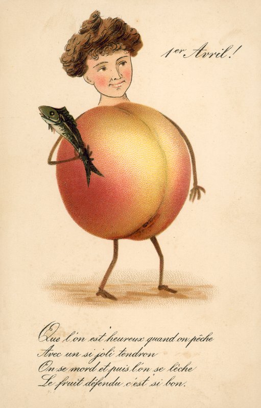 1. huhtikuuta kortti, Peach tekijältä French School