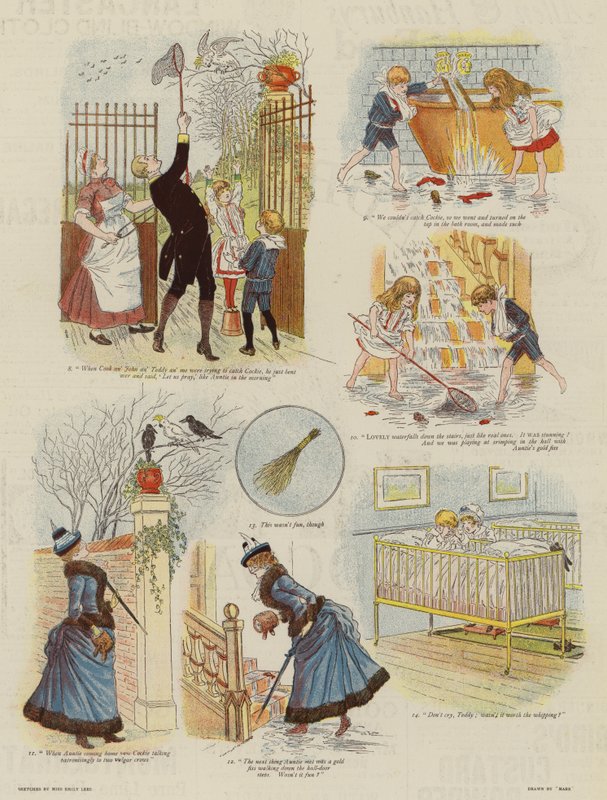 Onnettomuuksien päivä (värilitografia) tekijältä French School
