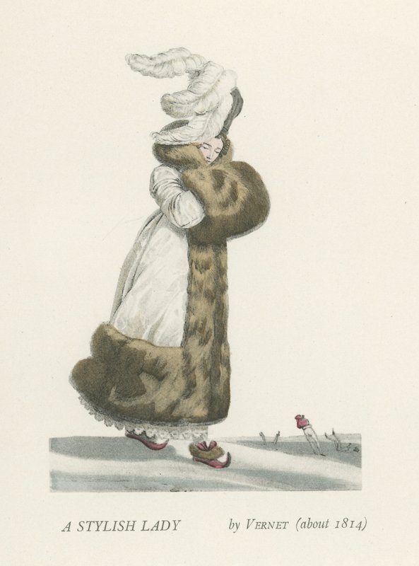 Tyylikäs nainen (noin 1814) tekijältä French School