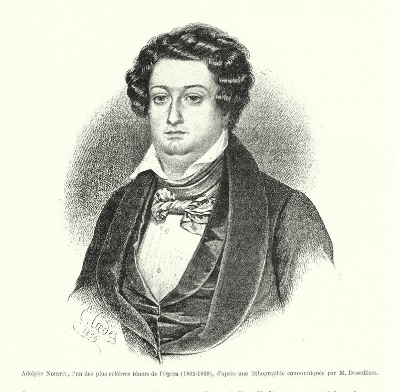 Adolphe Nourrit, yksi kuuluisimmista oopperatenoreista tekijältä French School