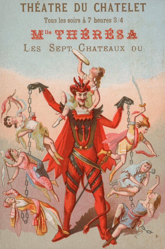 Mainos esityksestä Theatre du Chatelet