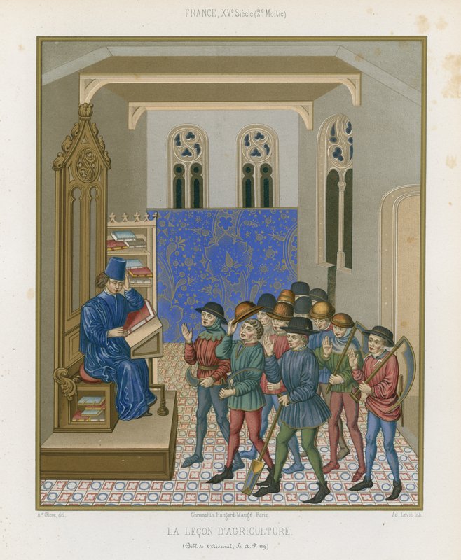 Huonekalut ja erilaiset esineet 1100- ja 1300-luvuilta tekijältä French School