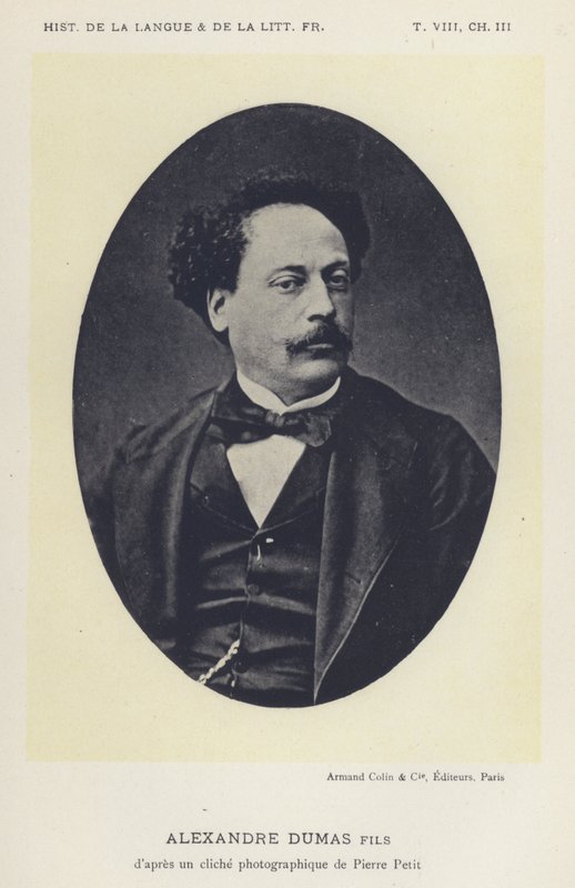 Alexandre Dumas fils (litho) tekijältä French School