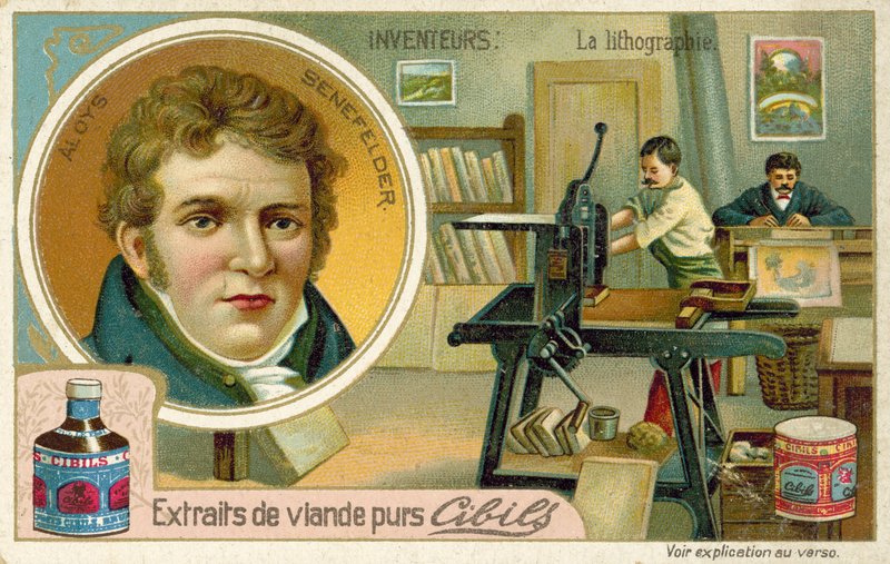 Alois Senefelder, litografian keksijä tekijältä French School