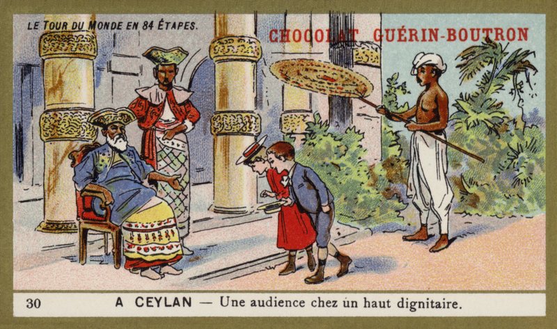 Yleisö, jolla on korkea arvovalta, Ceylon (chromolitho) tekijältä French School