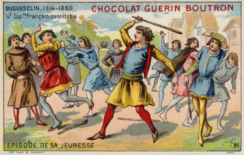 Jakso Ranskan konstaapelin Bertrand du Guesclinin nuoruudesta tekijältä French School