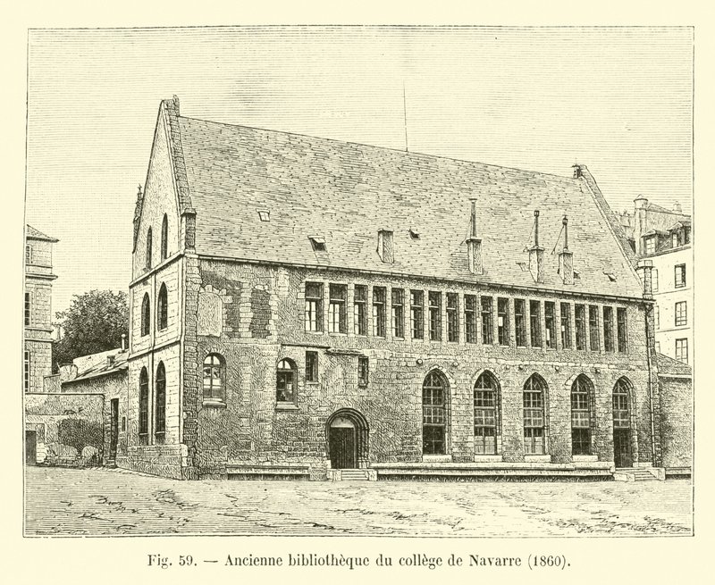 Entinen Navarran yliopiston kirjasto, 1860 tekijältä French School
