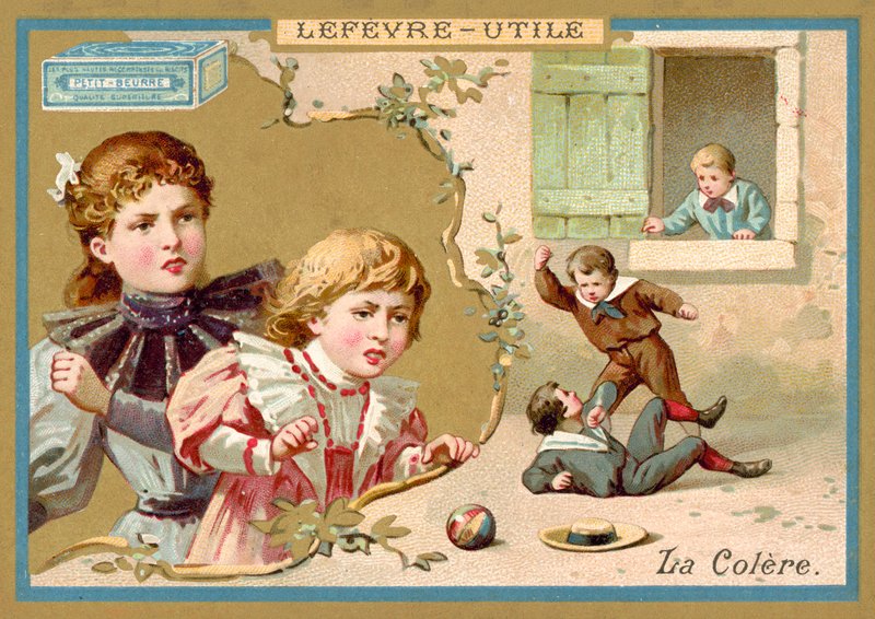 Viha (chromolitho) tekijältä French School