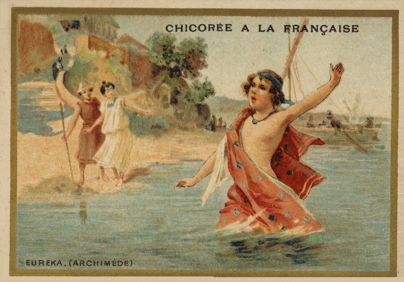 Archimedes huudahtaa Eurekaa! tekijältä French School