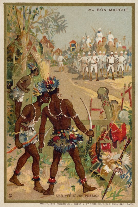 Tehtävän saapuminen (chromolitho) tekijältä French School
