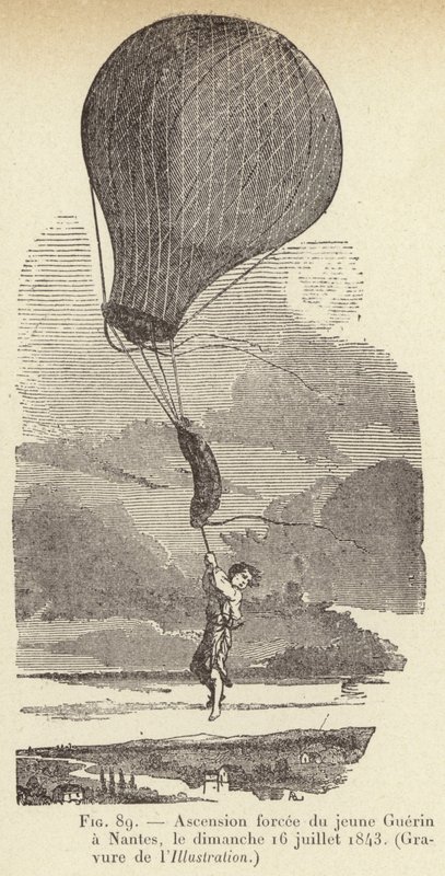 Nuoren Guerinin pakkonousu Nantesiin sunnuntaina 16. heinäkuuta 1843 tekijältä French School