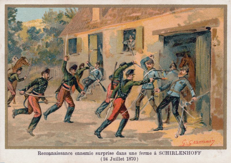 Hyökkäys maalaistaloon Schirlenhoffissa tekijältä French School