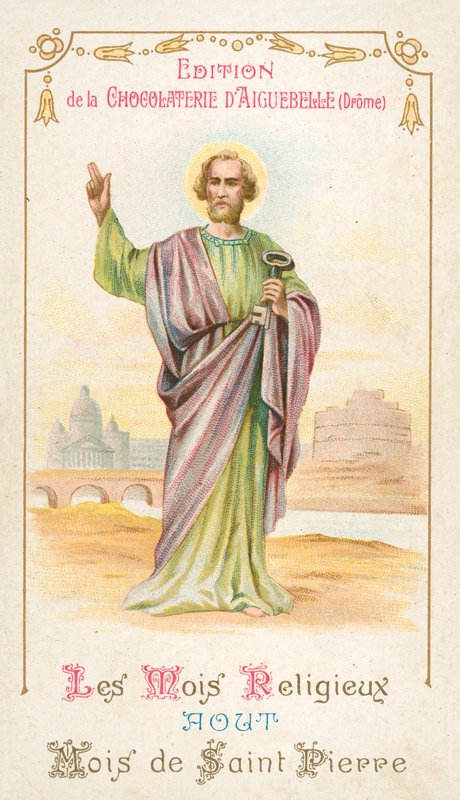 Elokuu, Pyhän Pietarin kuukausi (chromolitho) tekijältä French School
