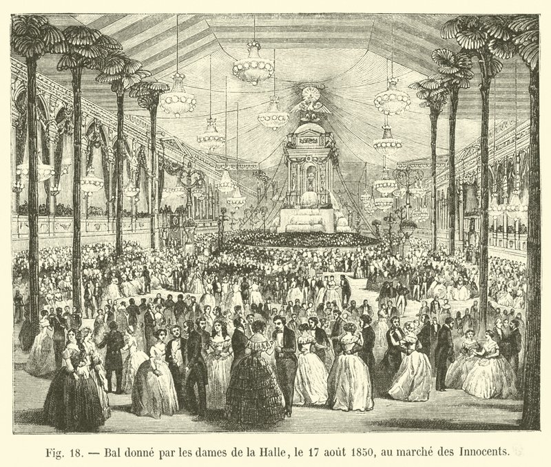 Hallen rouvien pitämä juhla 17. elokuuta 1850 viattomien marssissa tekijältä French School