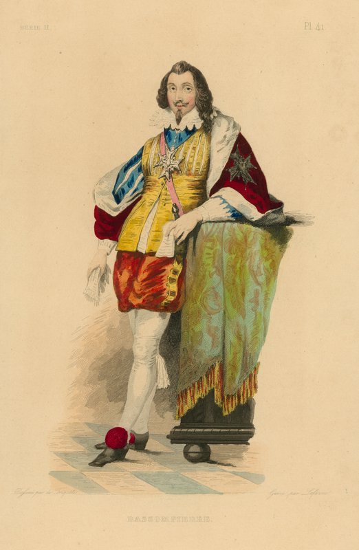 Bassompierre (värillinen kaiverrus) tekijältä French School
