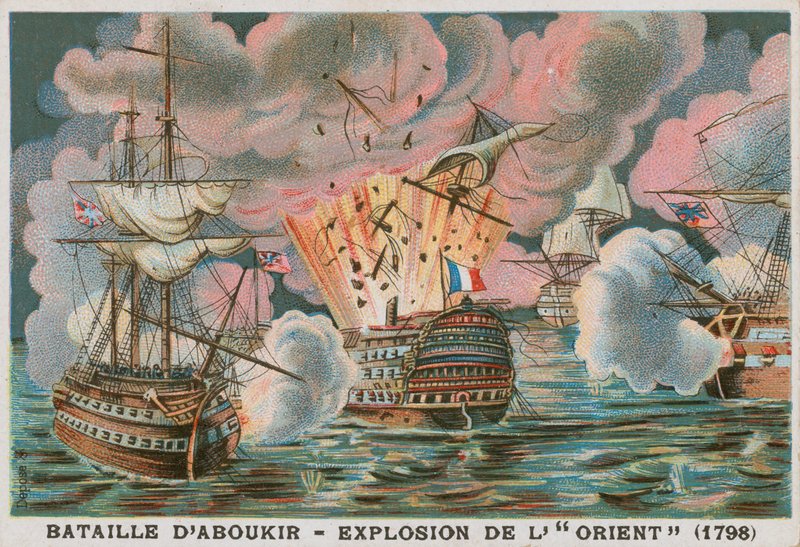 Aboukir Bayn taistelu, 1798 tekijältä French School
