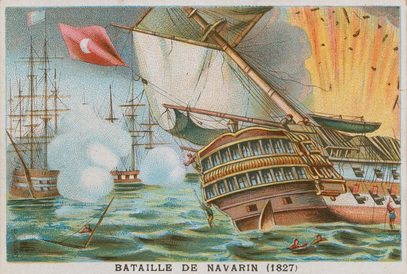 Navarinon taistelu, 1827 tekijältä French School