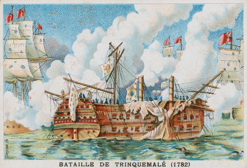Trincomaleen taistelu, 1782 tekijältä French School