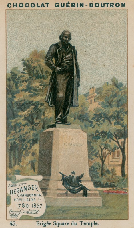 Beranger, Chansonnier Populaire, 1780-1857, Erigee Square du Temple tekijältä French School