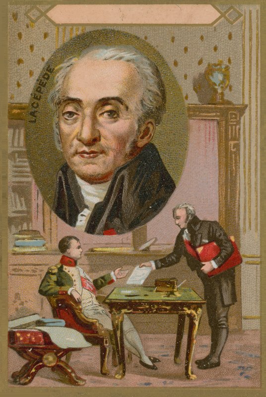 Bernard Germain de Lacepede, ranskalainen luonnontieteilijä (1756-1825) tekijältä French School